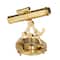Brass Coastal Telescope Compass, 8" x 8" x 8"